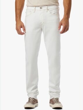 Joe's The Brixton Straight + Narrow White Denim Jeans Mens 30